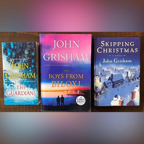 Set of 3 John Grisham Books: Boys from Biloxi, The Guardian, Skipping Christmas - Picture 1 of 4